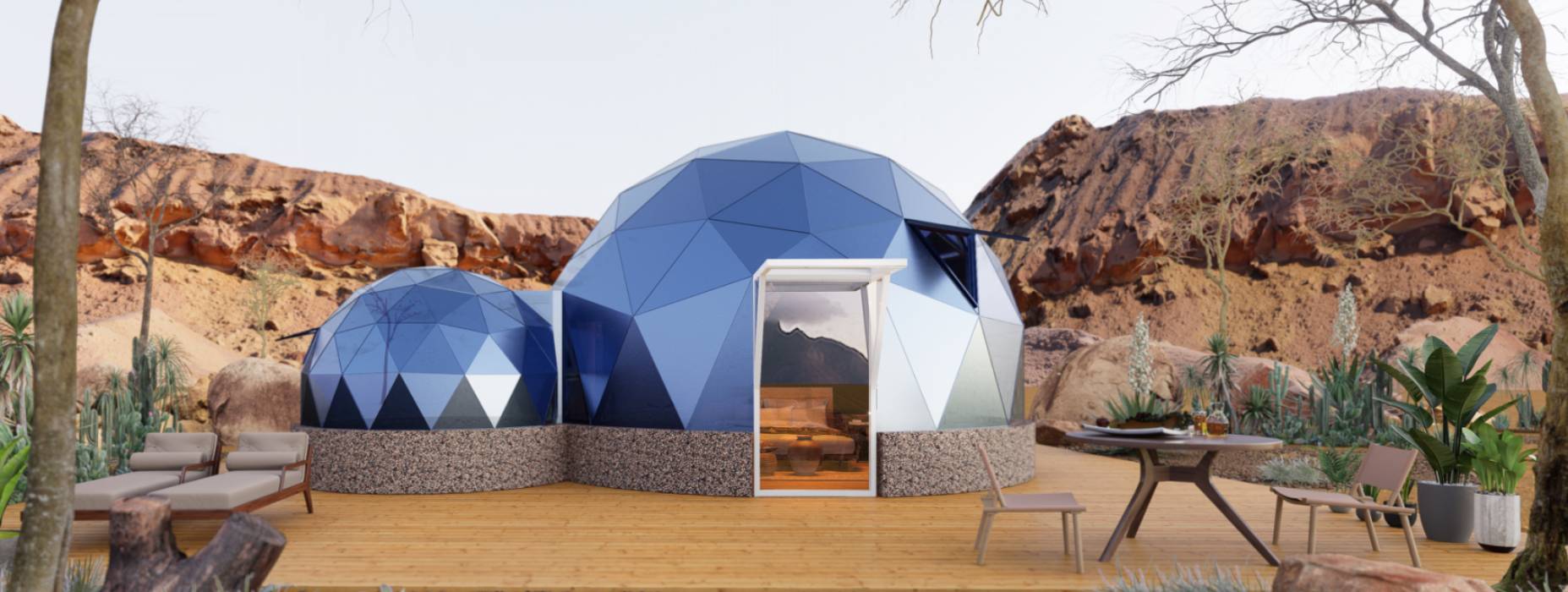 伊吾县球形智能光伏玻璃星空房